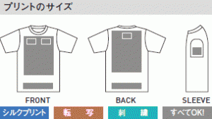 ハイグレードTシャツプリント