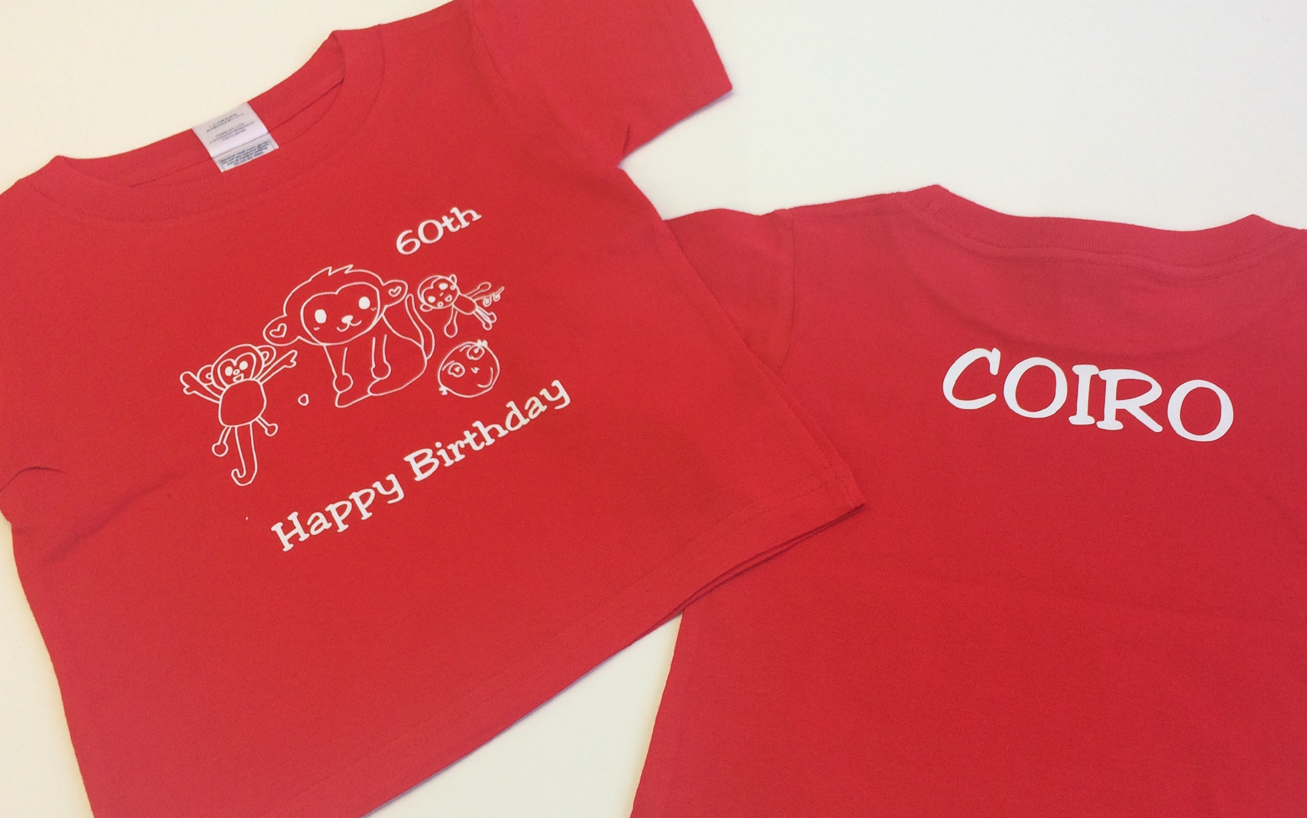 お誕生日 家族Tシャツ
