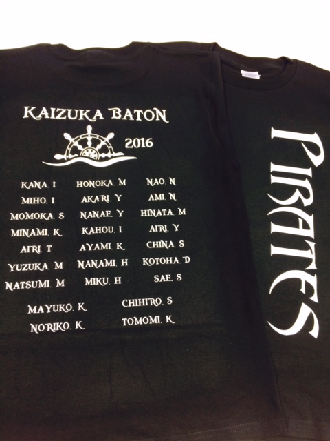 バトンチームTシャツ"