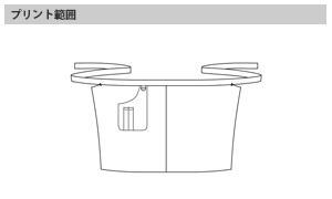  ヒッコリーサロンエプロンのプリントサイズ