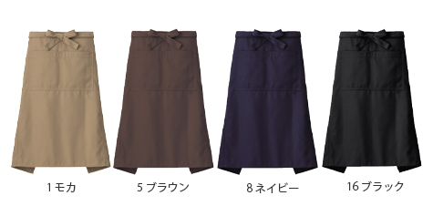 カジュアルサロンエプロン のカラー