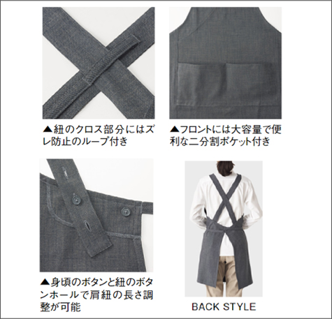 胸当て和エプロンの補足