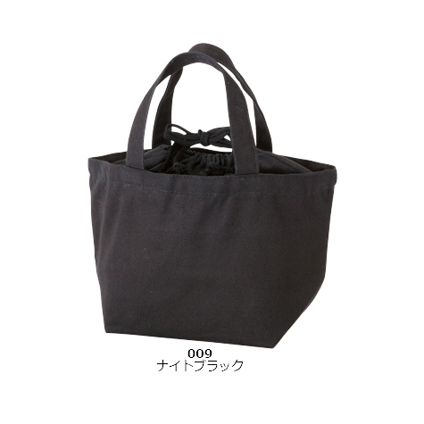 厚手キャンバス巾着トート(S)