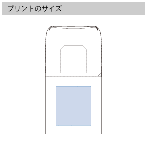 キャンバス2スタイルショルダートートのプリントサイズ