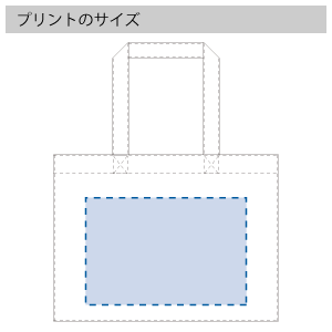 ボックスコンビトート　のプリントサイズ