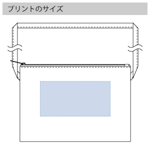 ガゼットミニサコッシュ　のプリントサイズ