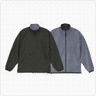 シェルフリースリバーシブルスタンドジャケット