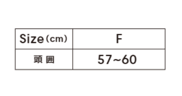 ブリーズキャップのサイズ