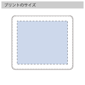 レザーマウスパッドのプリントサイズ