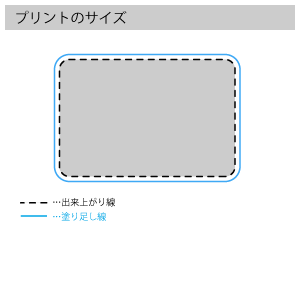 マグネットステッカーのプリントサイズ