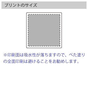オリジナルコースターのプリントサイズ