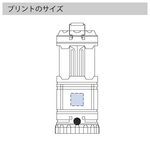 フェイスランタンのプリントサイズ