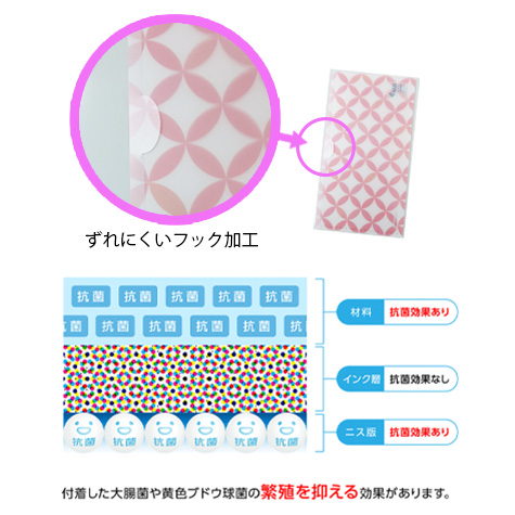 抗菌マスクケース Ag+(ファイル型)