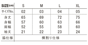 ファインジャージボックスシルエットTシャツのサイズ