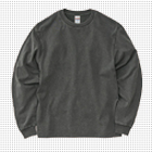 オープンエンドフェードウォッシュロングスリーブTシャツ（2.1インチリブ）
