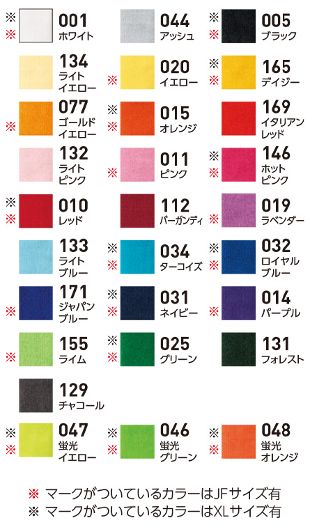 リストバンドのカラー